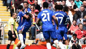 Liverpool gagal memetik poin penuh saat menjamu Chelsea dalam laga lanjutan Liga Inggris 2025/2026, Sabtu (09/05/2026) waktu setempat. (AFP/Peter Powell)