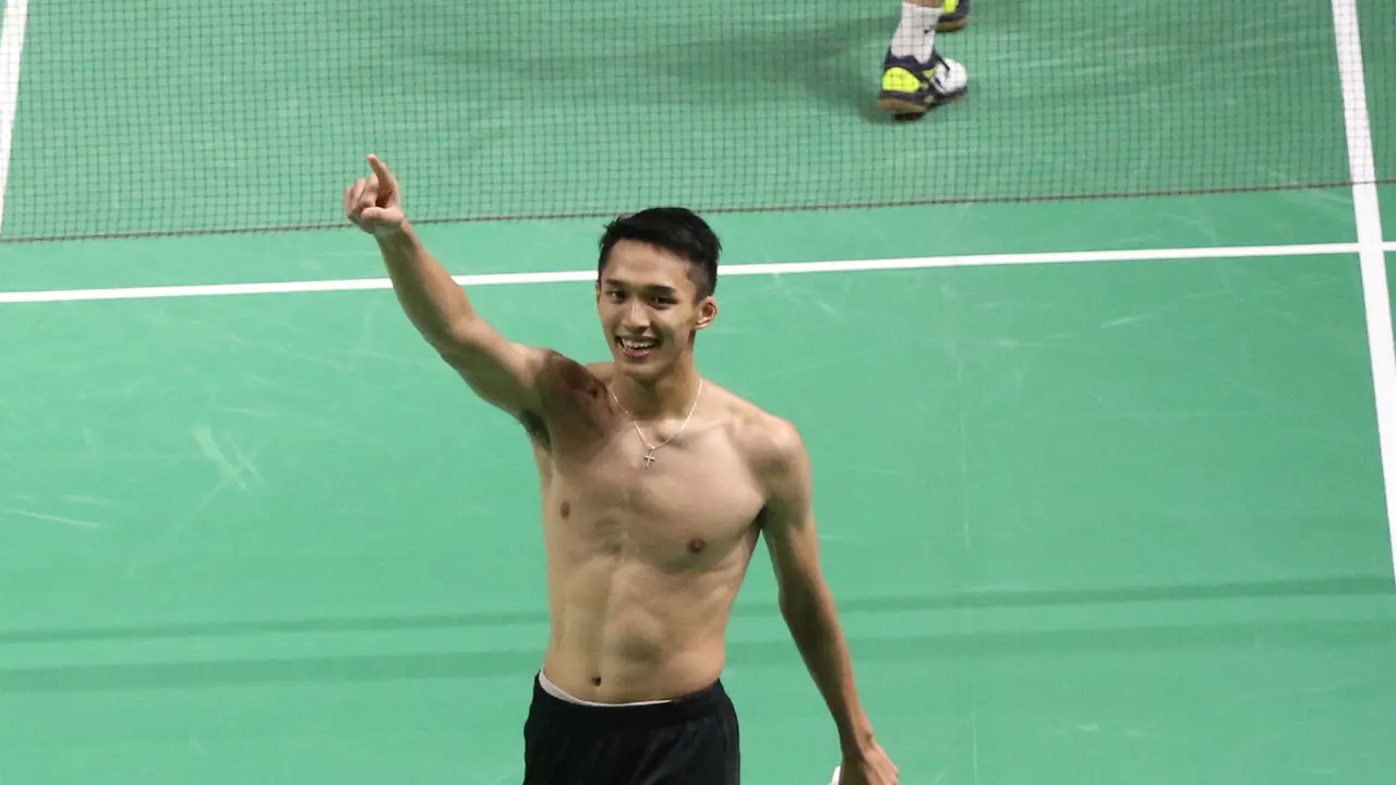 Jonatan Christie Raih Emas Asian Games