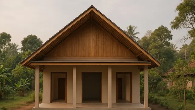 Model Rumah Minimalis 7x10 di Desa dengan 3 Kamar Tidur