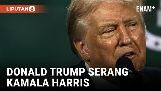 VIDEO: Donald Trump Memuji Lukanya dan Menyerang Kamala Harris dalam Pidatonya