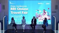 Konferensi pers BRI Online Travel Fair, Jumat (20/5/2022) (Foto: Liputan6.com/Pipit I.R)