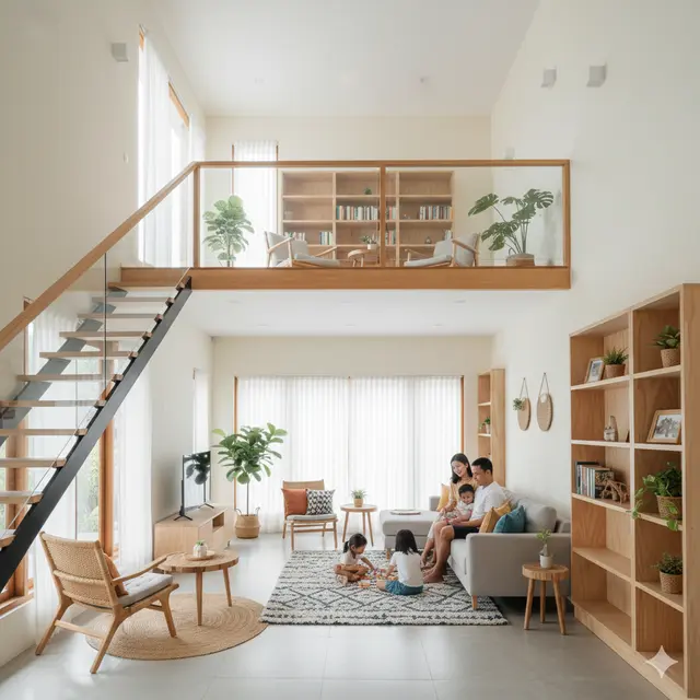 7 Model Rumah Kecil tapi Lega Konsep Open Space untuk Tinggal Bersama Mertua yang Nyaman, Rapi dan Tetap Punya Privasi