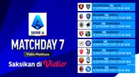 Jadwal Live Streaming Serie A Italia 2022/23 Matchweek 7 Live Vidio, 17 sampai 19 September 2022