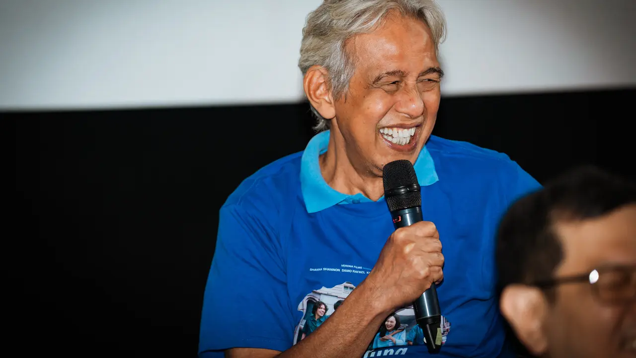 Arswendy Bening Swara dalam konferensi pers film Dan Bandung di Jakarta, Rabu (29/7/2026). (dok Verona Films)