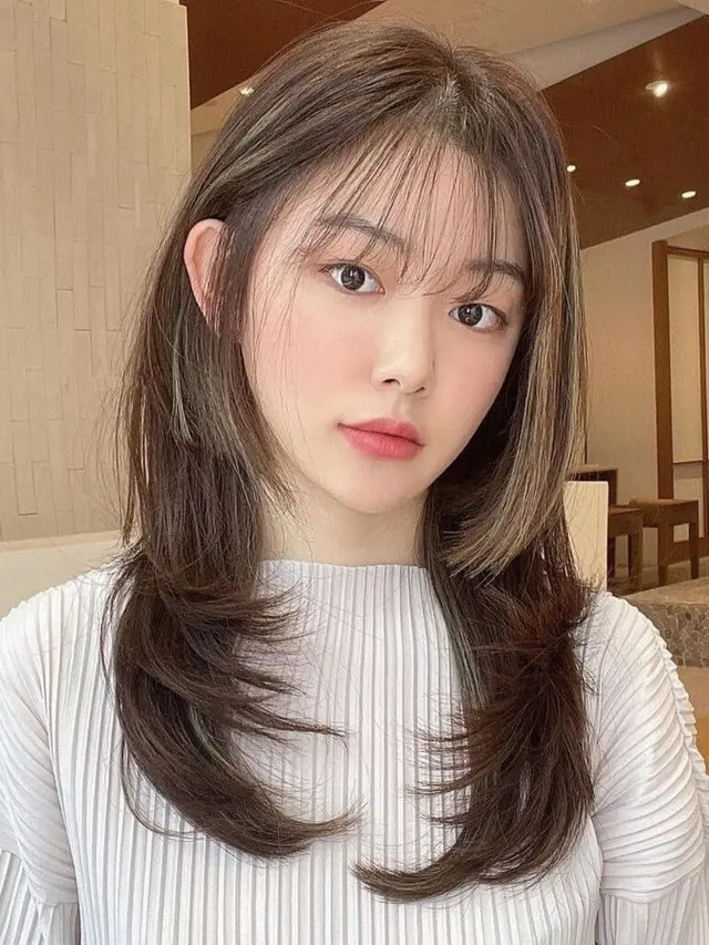 Tips styling thin korean bangs