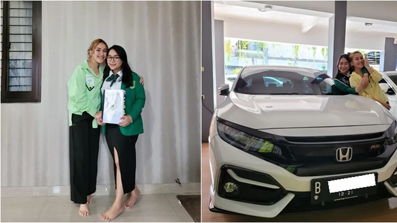 7 Momen Adik Ayu Ting Ting Lulus Sidang Skripsi, Dihadiahi Mobil Ratusan Juta
