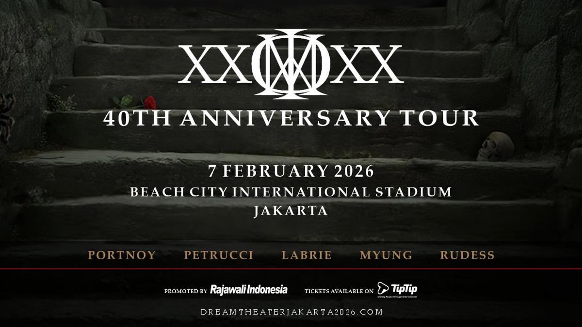Dream Theater Rayakan 40 Tahun Karier dengan Konser “An Evening With Dream Theater" di Jakarta