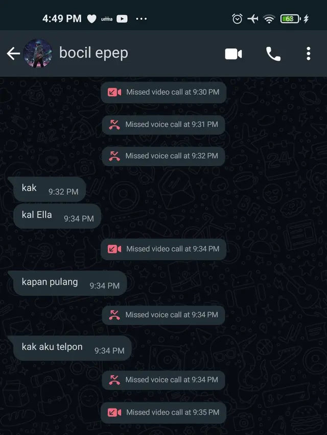 6 Chat Spam Adik ke Kakaknya Ini Bikin Geleng Kepala