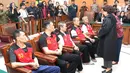 Suasana saat terdakwa kasus penyelundupan sabu yang merupakan WNA asal Taiwan menjalani sidang putusan di PN Jakarta Selatan, Kamis (26/4). (Liputan6.com/Immanuel Antonius)