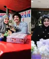 Aurel Hermansyah bikin dua perayaan sekaligus untuk ulang tahun yang ke-25. Yakni di tenda pecel lele dan pesta meriah bersama keluarga yang tampilkan outfit kontras. [@aurelhermansyah]