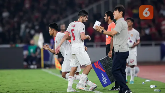 Foto: Debut Wahyu Prasetyo Bersama Timnas Indonesia, Bantu Imbangi Australia di Kualifikasi Piala Dunia 2026