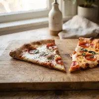cara memanaskan pizza sisa agar bagian bawahnya tidak lembek (AI generated)