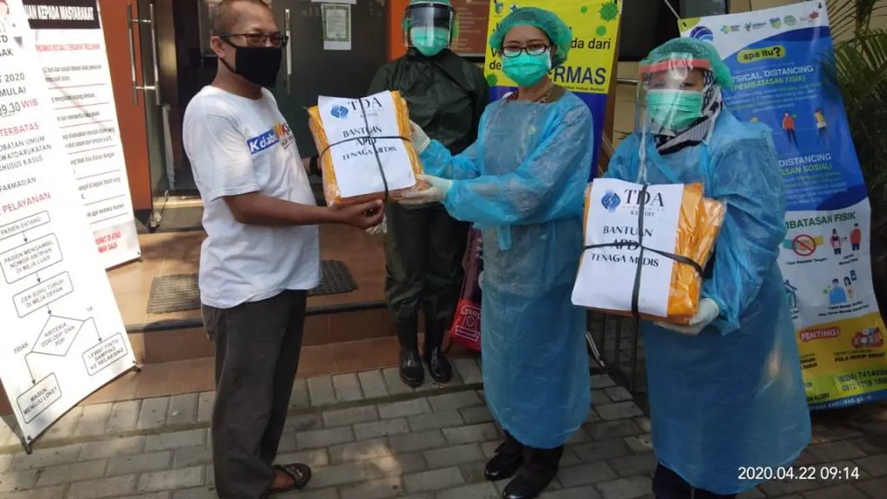 Komunitas TDA kumpulkan Donasi Rp1 Milyar untuk Pembuatan 14 Ribu APD