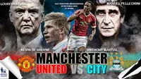 Manchester United vs Manchester City FC (Grafis: Abdillah?Liputan6)