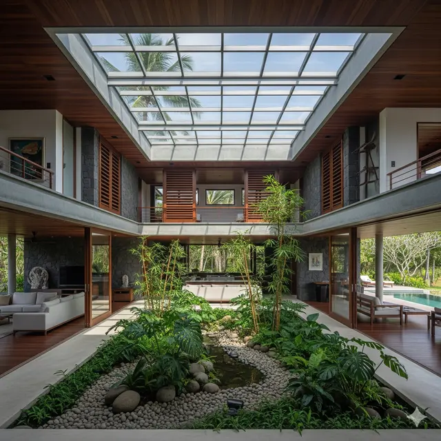 Skylight untuk 'Taman Hujan' Indoor