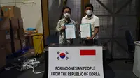 Penyerahan konsentrator oksigen dari Korea Selatan  (Dok Kedutaan Besar Korea di Indonesia)