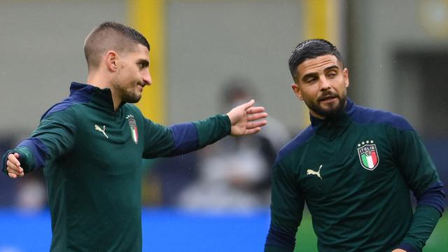 FOTO: Italia Siap Lawan Spanyol di Semifinal UEFA Nations League
