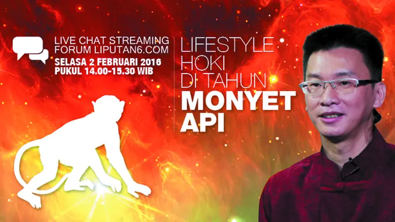 Now Live Streaming Agar Lebih Hoki di Tahun Monyet Api