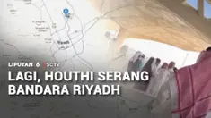 Kelompok Houthi Yaman kembali menyerang Bandara Riyadh, Arab Saudi dengan rudal dan melukai puluhan orang.