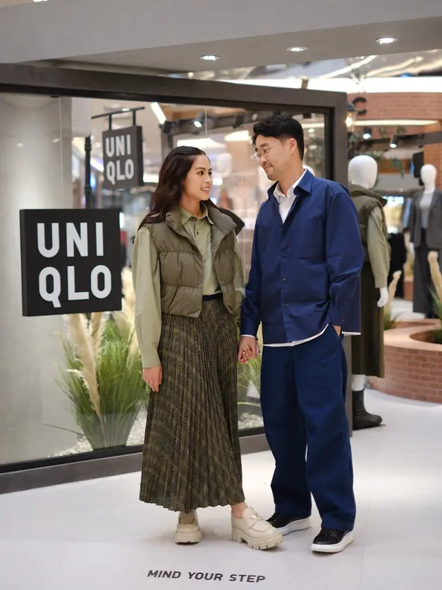 Maudy Ayunda dan Jesse Choi Kenakan Koleksi UNIQLO : C Fall/Winter 2024. dok Uniqlo