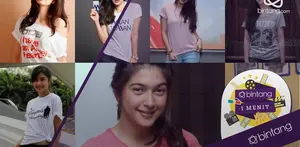 Hanya pakai kaos, Selebriti ini tetap terlihat sangat cantik.