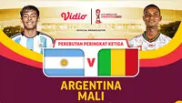 Jadwal dan Live Streaming Perebutan Juara 3 Piala Dunia U-17: Argentina vs Mali di Vidio