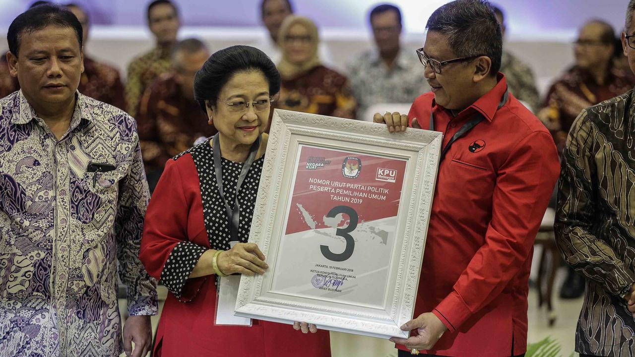 PDIP mendapat nomor urut 3