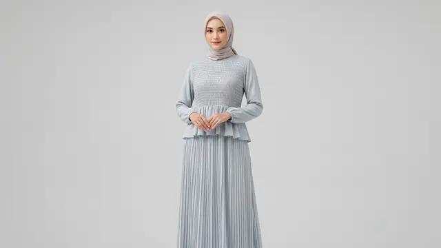 Gamis Ceruti Plisket "Half-Plisket Minimalist"