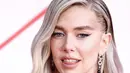 Vanessa Kirby tampil memukau saat menghadiri pemutaran perdana film Mission: Impossible 7 Dead Reckoning Part One di London pada hari Kamis. (HENRY NICHOLLS / AFP)