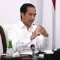 Presiden Joko Widodo memberikan arahan kepada Komite Penanganan COVID-19 dan Pemulihan Ekonomi Nasional melalui rapat terbatas yang digelar melalui konferensi video dari Istana Merdeka, Jakarta, Senin (27/7/2020). (Dok Kementerian Sekretariat Negara)