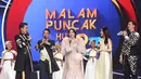 Syahrini salah satu bintang yang tampil di HUT SCTV ke-27. Perayaan digelar di Hall D JIExpo Kemayoran (24/8) malam. Sebelumnya, Syahrini juga menjadi pembuka rangkaian siaran 27 jam nontstop. (Bambang E. Ros/Bintang.com)