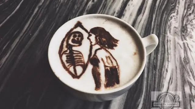 6 Bentuk Latte Art Ini Rumit, Tidak Tega Minumnya