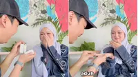 Komika Ate Lamar Kekasihnya Allysa Fatkhia, Berawal dari Roasting Berujung Will You Marry Me