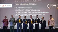 Pos Indonesia sukses panen Top Governance Risk, and Compliance. Foto: liputan 6.com/pos Indonesia&nbsp;