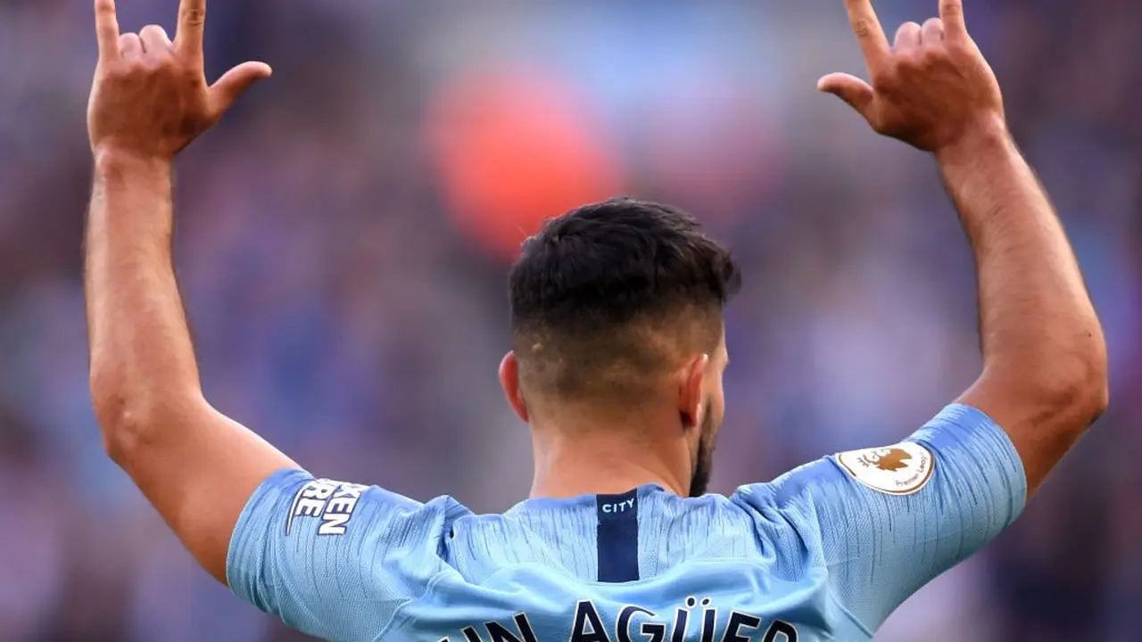 Striker Manchester City, Sergio Aguero (Twitter Manchester City)