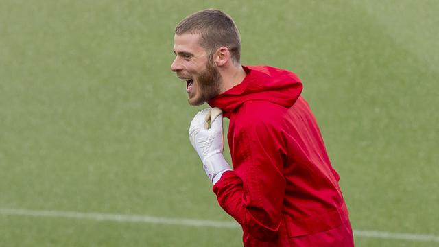 Latihan Barcelona Vs Manchester United