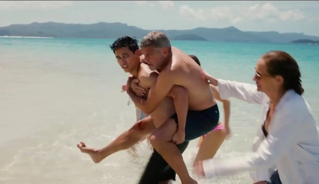 7 Potret Maxime Bouttier Debut Film Hollywood, Adu Akting Bareng George Clooney (Sumber: YouTube/ Uiversal Pictures)