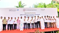 Menhub Budi Karya Resmikan Pelabuhan Wisata Mewah di Pulau Terdepan Indonesia-Singapura