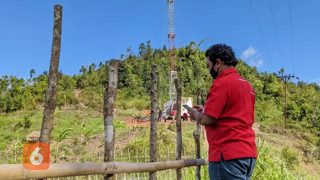 Telkomsel menggelar mobile BTS di Desa Pasiah Laweh, Sumbar