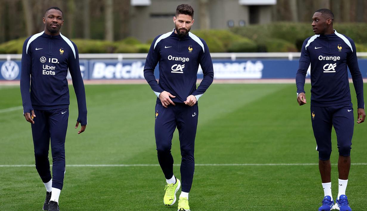 Timnas Prancis bakal melakoni laga persahabatan melawan Jerman dan Chili. (FRANCK FIFE/AFP