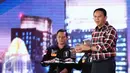 Cagub DKI Jakarta nomor 2, Basuki T Purnama memaparkan visi misi pada Debat perdana Cagub DKI Jakarta di Bidakara, Jakarta, Jumat (10/1/2). (Liputan6.com/Faizal Fanani)