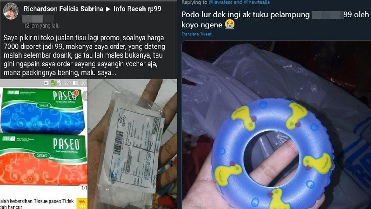 kena zonk belanja diskonan
