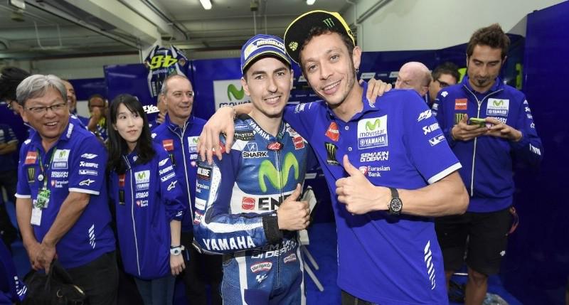 Jorge Lorenzo dan Valentino Rossi (MotoGP)