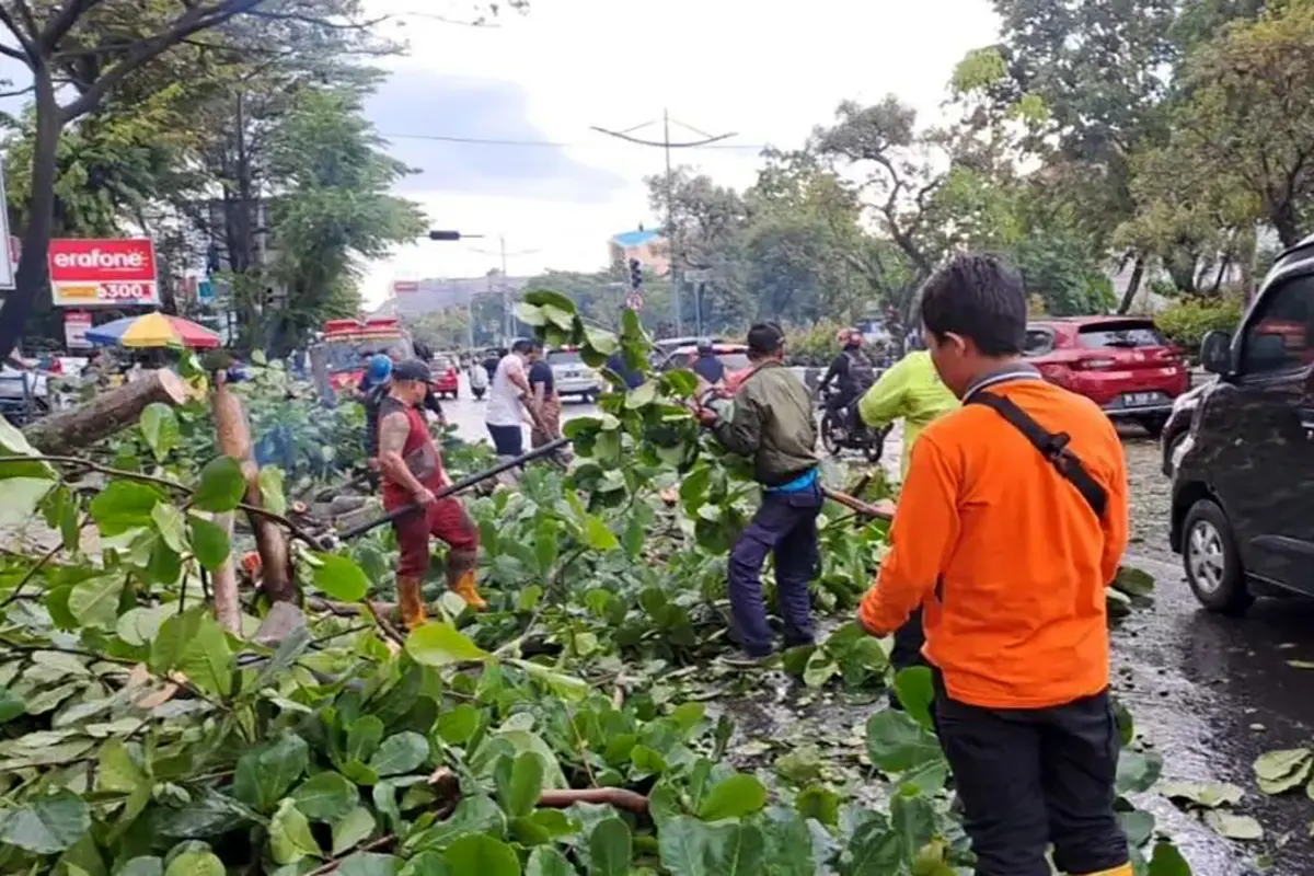 Angin Kencang di Banjarmasin Kalimantan Selatan Kalsel