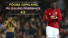 Video highlights Liga Europa antara Manchester United melawan Fenerbahce yang berakhir dengan skor 4-1