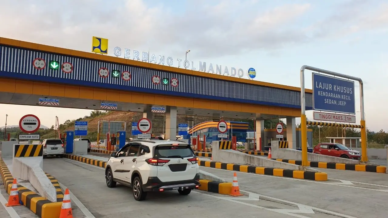 PT Jasamarga Manado Bitung mencatat sekitar 170 ribu kendaraan telah melintasi Jalan Tol Manado-Bitung Ruas Manado-Danowudu selama 3 pekan. (Dok Jasa Marga)