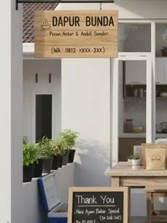 Ilustrasi Jualan Makanan Sistem Pre-Order/Gemini AI