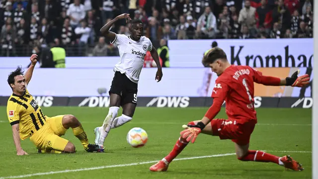 Liga Jerman 2022-23 Eintracht Frankfurt Vs Borussia Dortmund