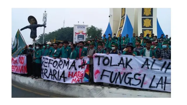 Aksi mahasiswa di Aceh