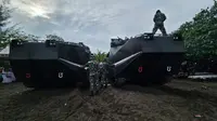 TNI AL Kerahkan 3 Tank Amfibi untuk Bongkar Pagar Laut di Tangerang